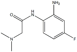 N-(2-amino-4-fluorophenyl)-2-(dimethylamino)acetamide 结构式