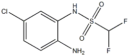 N-(2-amino-5-chlorophenyl)difluoromethanesulfonamide 结构式