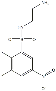 N-(2-aminoethyl)-2,3-dimethyl-5-nitrobenzene-1-sulfonamide 结构式