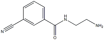 N-(2-aminoethyl)-3-cyanobenzamide 结构式