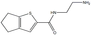 N-(2-aminoethyl)-4H,5H,6H-cyclopenta[b]thiophene-2-carboxamide 结构式