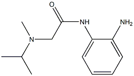 N-(2-aminophenyl)-2-[isopropyl(methyl)amino]acetamide 结构式