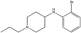 N-(2-bromophenyl)-1-propylpiperidin-4-amine 结构式