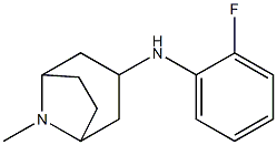 N-(2-fluorophenyl)-8-methyl-8-azabicyclo[3.2.1]octan-3-amine 结构式
