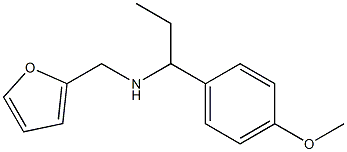 N-(2-furylmethyl)-N-[1-(4-methoxyphenyl)propyl]amine 结构式