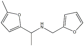 N-(2-furylmethyl)-N-[1-(5-methyl-2-furyl)ethyl]amine 结构式