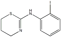 N-(2-iodophenyl)-5,6-dihydro-4H-1,3-thiazin-2-amine 结构式