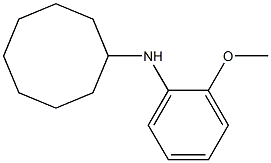 N-(2-methoxyphenyl)cyclooctanamine 结构式