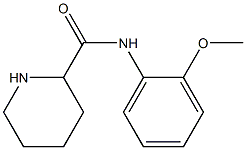 N-(2-methoxyphenyl)piperidine-2-carboxamide 结构式