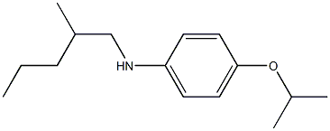 N-(2-methylpentyl)-4-(propan-2-yloxy)aniline 结构式