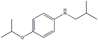 N-(2-methylpropyl)-4-(propan-2-yloxy)aniline 结构式