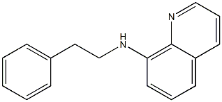 N-(2-phenylethyl)quinolin-8-amine 结构式