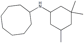 N-(3,3,5-trimethylcyclohexyl)cyclooctanamine 结构式