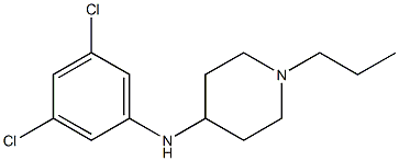 N-(3,5-dichlorophenyl)-1-propylpiperidin-4-amine 结构式