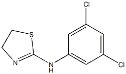 N-(3,5-dichlorophenyl)-4,5-dihydro-1,3-thiazol-2-amine 结构式