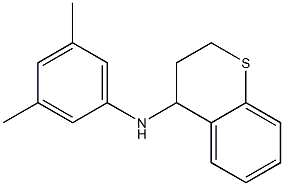 N-(3,5-dimethylphenyl)-3,4-dihydro-2H-1-benzothiopyran-4-amine 结构式