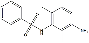 N-(3-amino-2,6-dimethylphenyl)benzenesulfonamide 结构式