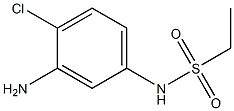 N-(3-amino-4-chlorophenyl)ethanesulfonamide 结构式