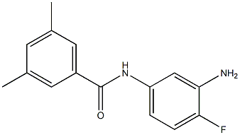 N-(3-amino-4-fluorophenyl)-3,5-dimethylbenzamide 结构式