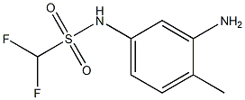 N-(3-amino-4-methylphenyl)difluoromethanesulfonamide 结构式