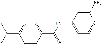 N-(3-aminophenyl)-4-(propan-2-yl)benzamide 结构式