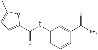 N-(3-carbamothioylphenyl)-5-methylfuran-2-carboxamide 结构式