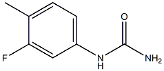 N-(3-fluoro-4-methylphenyl)urea 结构式