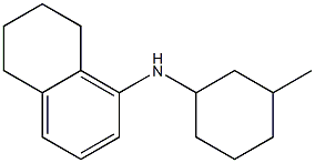 N-(3-methylcyclohexyl)-5,6,7,8-tetrahydronaphthalen-1-amine 结构式