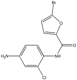 N-(4-amino-2-chlorophenyl)-5-bromo-2-furamide 结构式