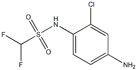 N-(4-amino-2-chlorophenyl)difluoromethanesulfonamide 结构式