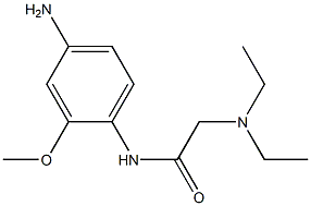 N-(4-amino-2-methoxyphenyl)-2-(diethylamino)acetamide 结构式