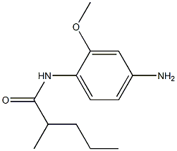 N-(4-amino-2-methoxyphenyl)-2-methylpentanamide 结构式