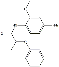N-(4-amino-2-methoxyphenyl)-2-phenoxypropanamide 结构式