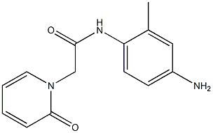 N-(4-amino-2-methylphenyl)-2-(2-oxopyridin-1(2H)-yl)acetamide 结构式