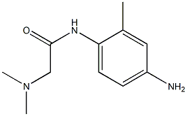 N-(4-amino-2-methylphenyl)-2-(dimethylamino)acetamide 结构式