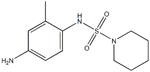 N-(4-amino-2-methylphenyl)piperidine-1-sulfonamide 结构式