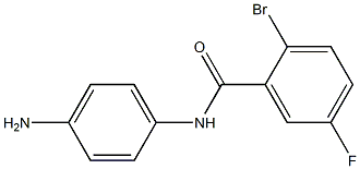 N-(4-aminophenyl)-2-bromo-5-fluorobenzamide 结构式