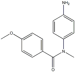 N-(4-aminophenyl)-4-methoxy-N-methylbenzamide 结构式