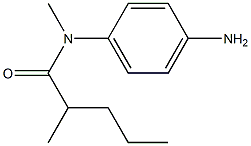 N-(4-aminophenyl)-N,2-dimethylpentanamide 结构式