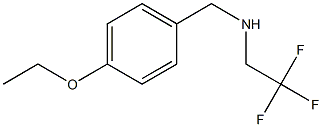 N-(4-ethoxybenzyl)-N-(2,2,2-trifluoroethyl)amine 结构式