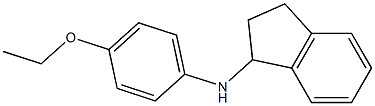 N-(4-ethoxyphenyl)-2,3-dihydro-1H-inden-1-amine 结构式