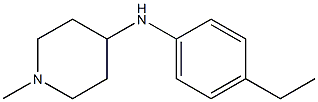 N-(4-ethylphenyl)-1-methylpiperidin-4-amine 结构式