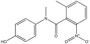 N-(4-hydroxyphenyl)-N,2-dimethyl-6-nitrobenzamide 结构式