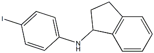 N-(4-iodophenyl)-2,3-dihydro-1H-inden-1-amine 结构式