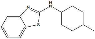N-(4-methylcyclohexyl)-1,3-benzothiazol-2-amine 结构式