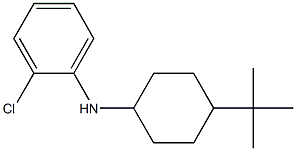 N-(4-tert-butylcyclohexyl)-2-chloroaniline 结构式