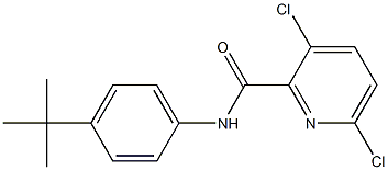 N-(4-tert-butylphenyl)-3,6-dichloropyridine-2-carboxamide 结构式