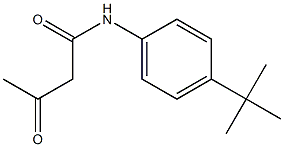 N-(4-tert-butylphenyl)-3-oxobutanamide 结构式