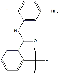 N-(5-amino-2-fluorophenyl)-2-(trifluoromethyl)benzamide 结构式