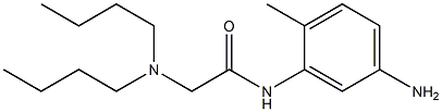 N-(5-amino-2-methylphenyl)-2-(dibutylamino)acetamide 结构式